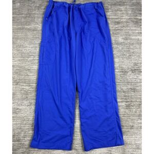 Urbane Scrub Pants Womens‎ XL Blue Ultimate Wide Leg Cargo Drawstring HG50271